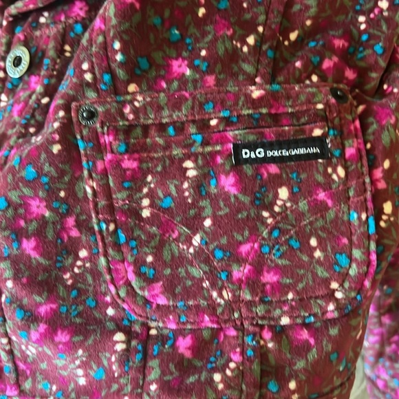 Velvet floral D&G blazer Dolce & Gabbana size 46 - Picture 8 of 11